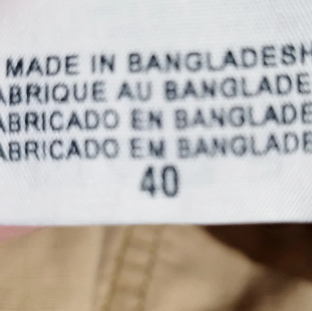 Levi's Signature Mens Size 40 Casual  Utility Chino Flat Front Short 100% Cotton - Picture 9 of 10